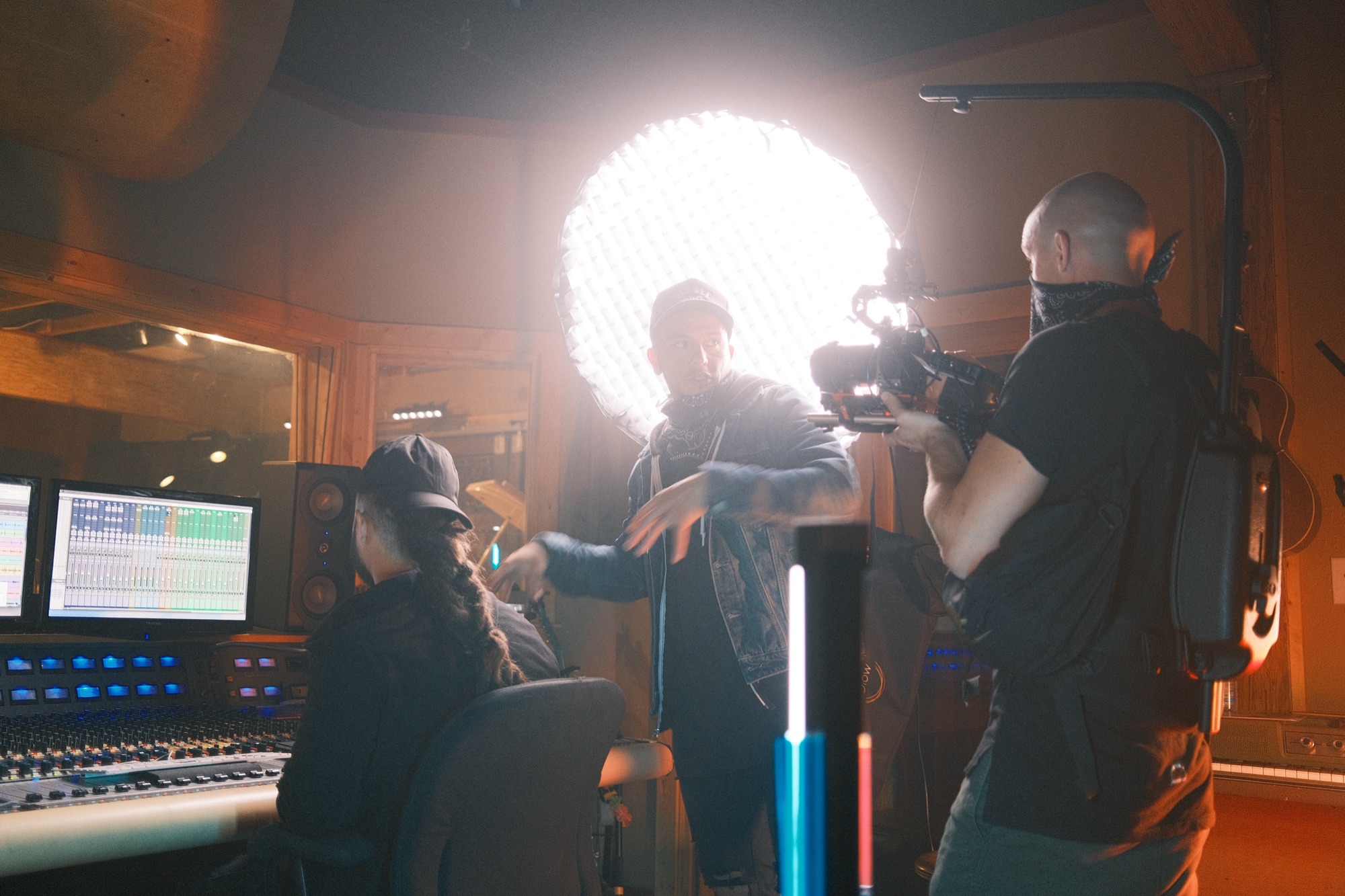The studio console