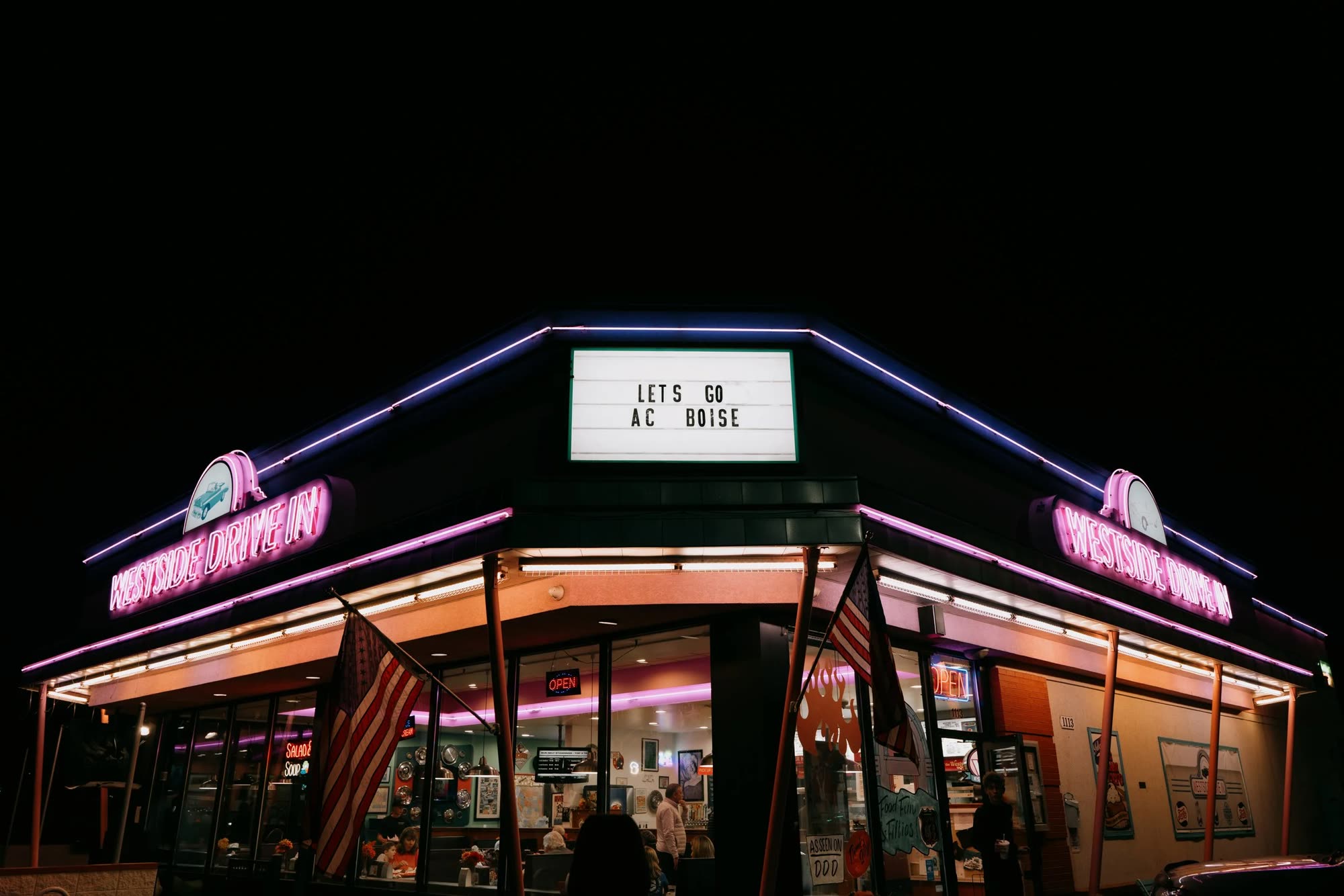 AC Boise kit reveal: Westside Drive In · Let's go AC Boise