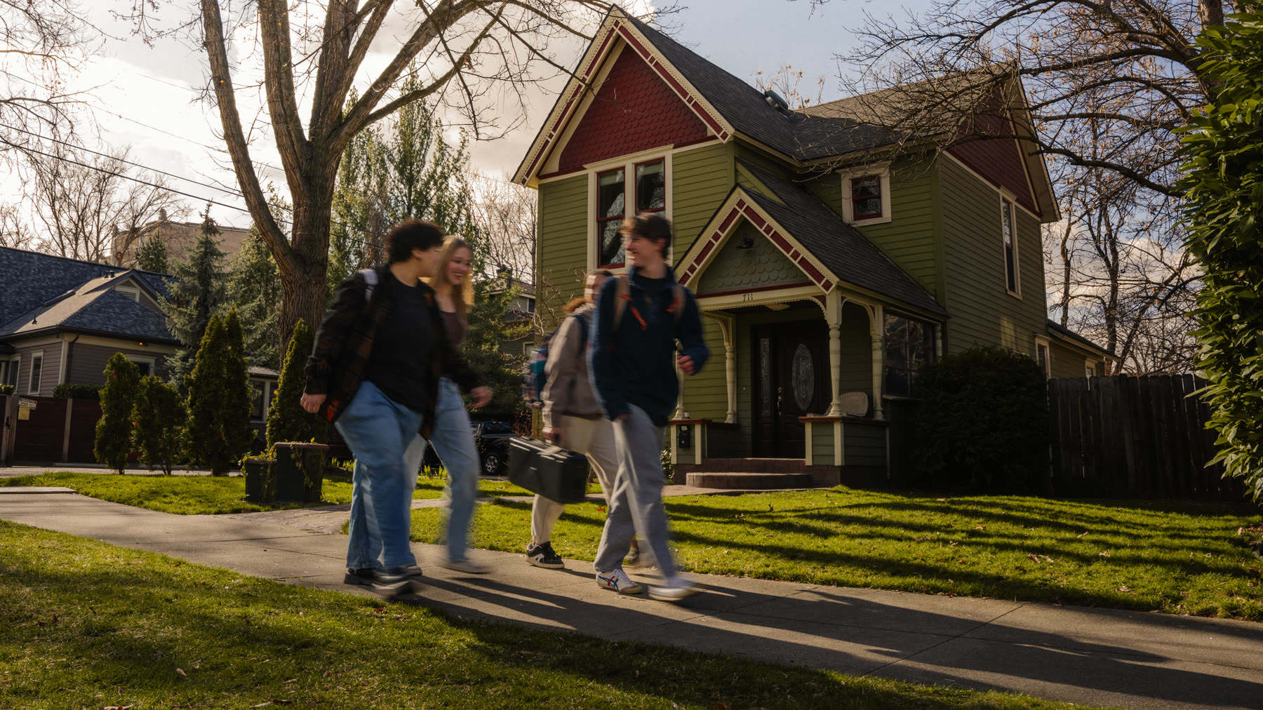 Boise Schools Good Neighbors stills: The walk home · the North End