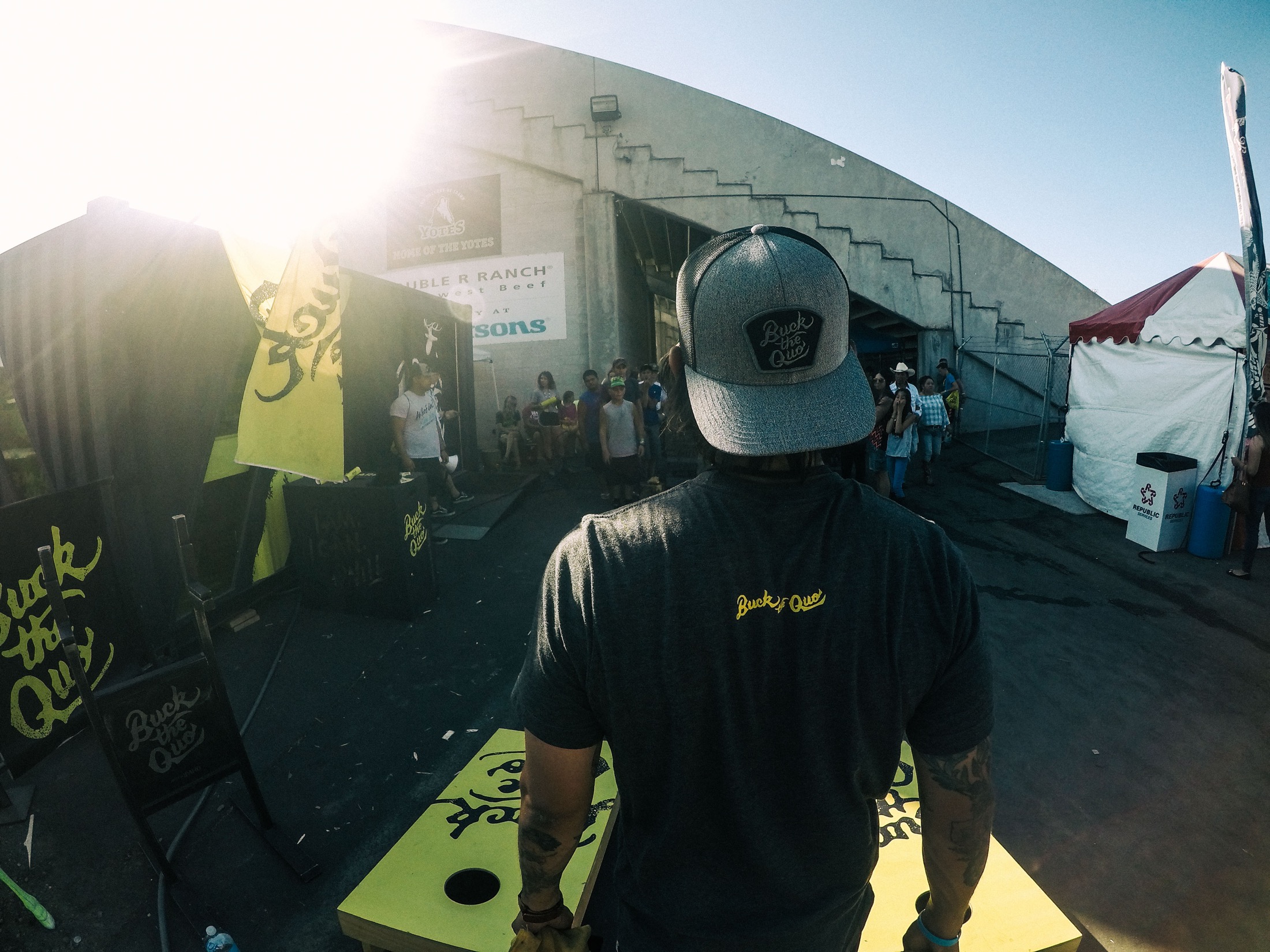 Buck the Quo: On the ground · The games