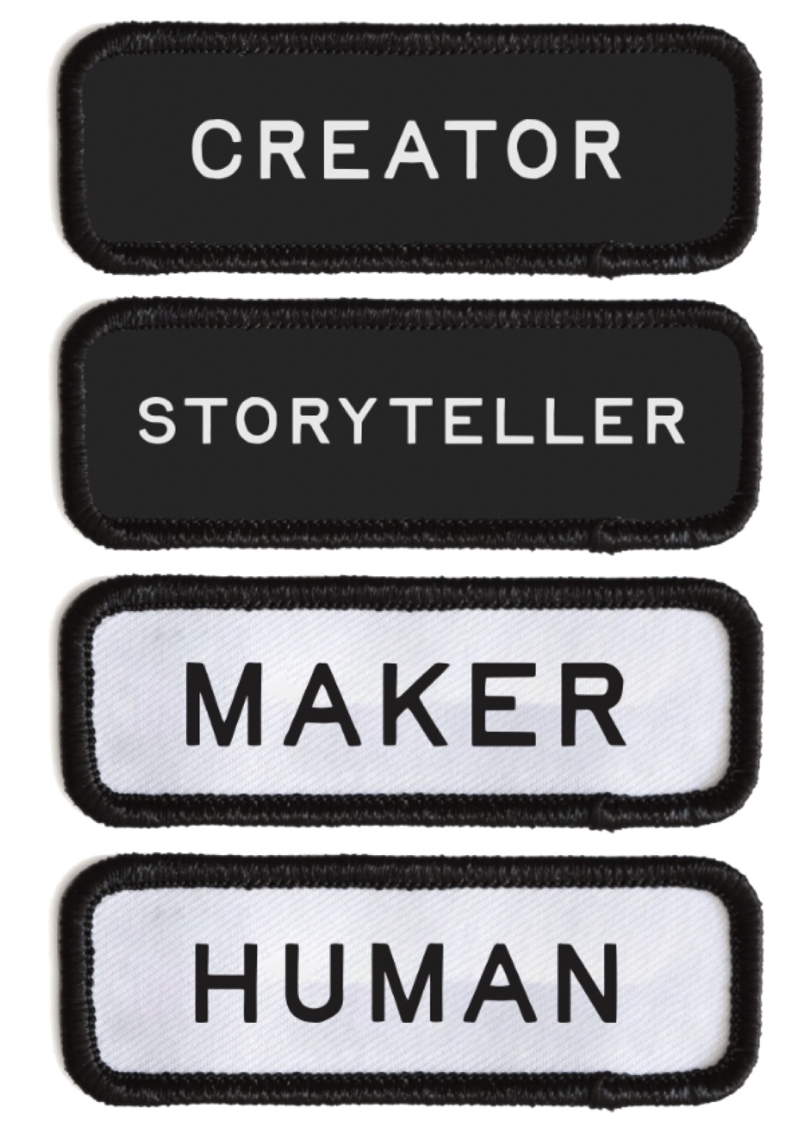 Apparel design: Patches · The set