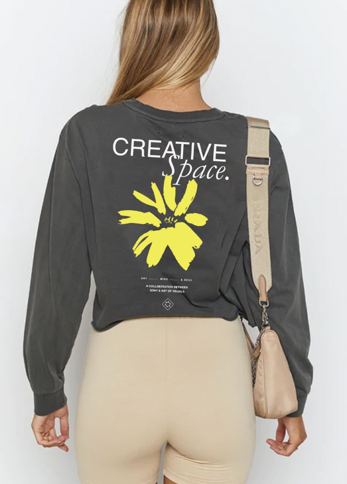 Apparel design: Creative Space · Tee back