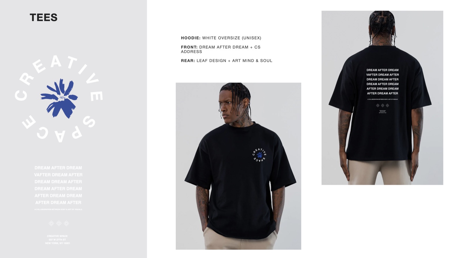 Apparel design: Line sheet · Tees