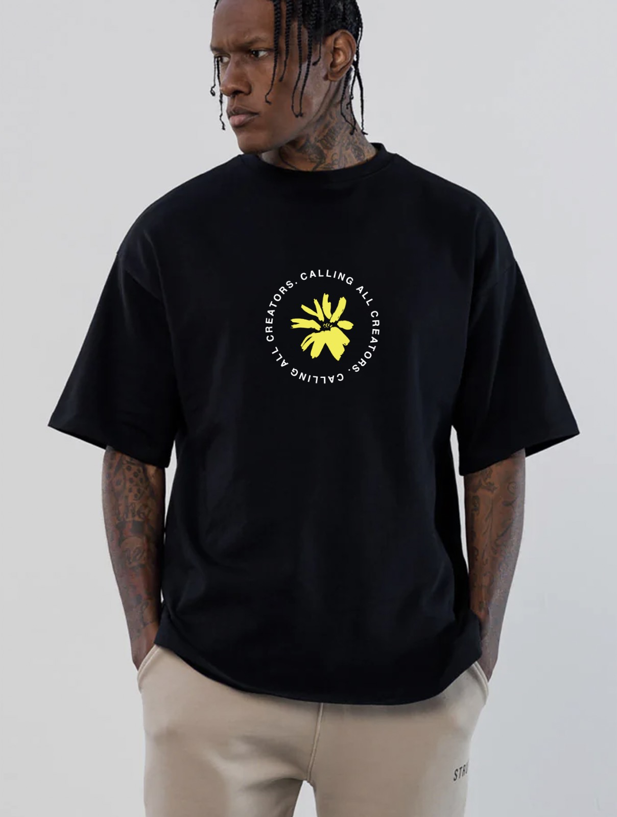 Apparel design: Creative Space · On model