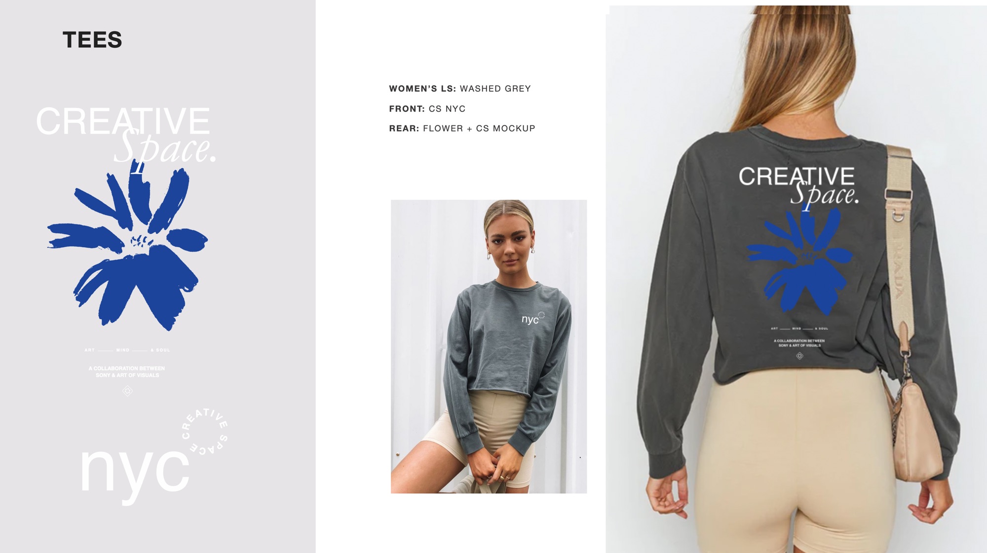 Apparel design: Line sheet · Crewneck back