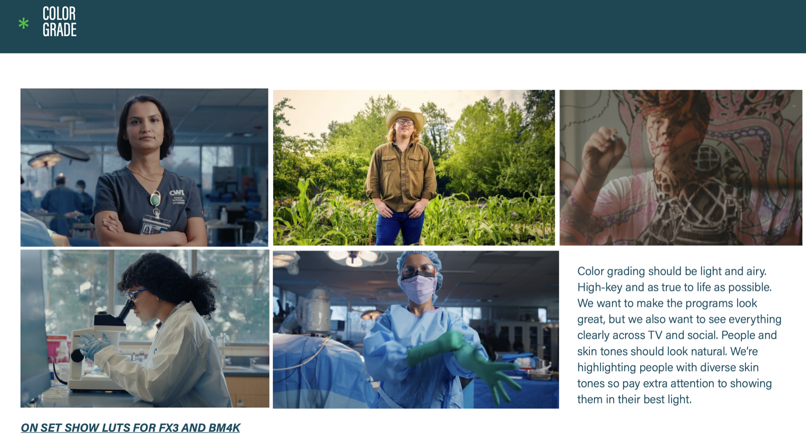 CWI video style guide, page 3