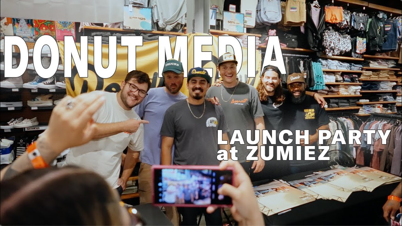Donut x Zumiez launch film poster