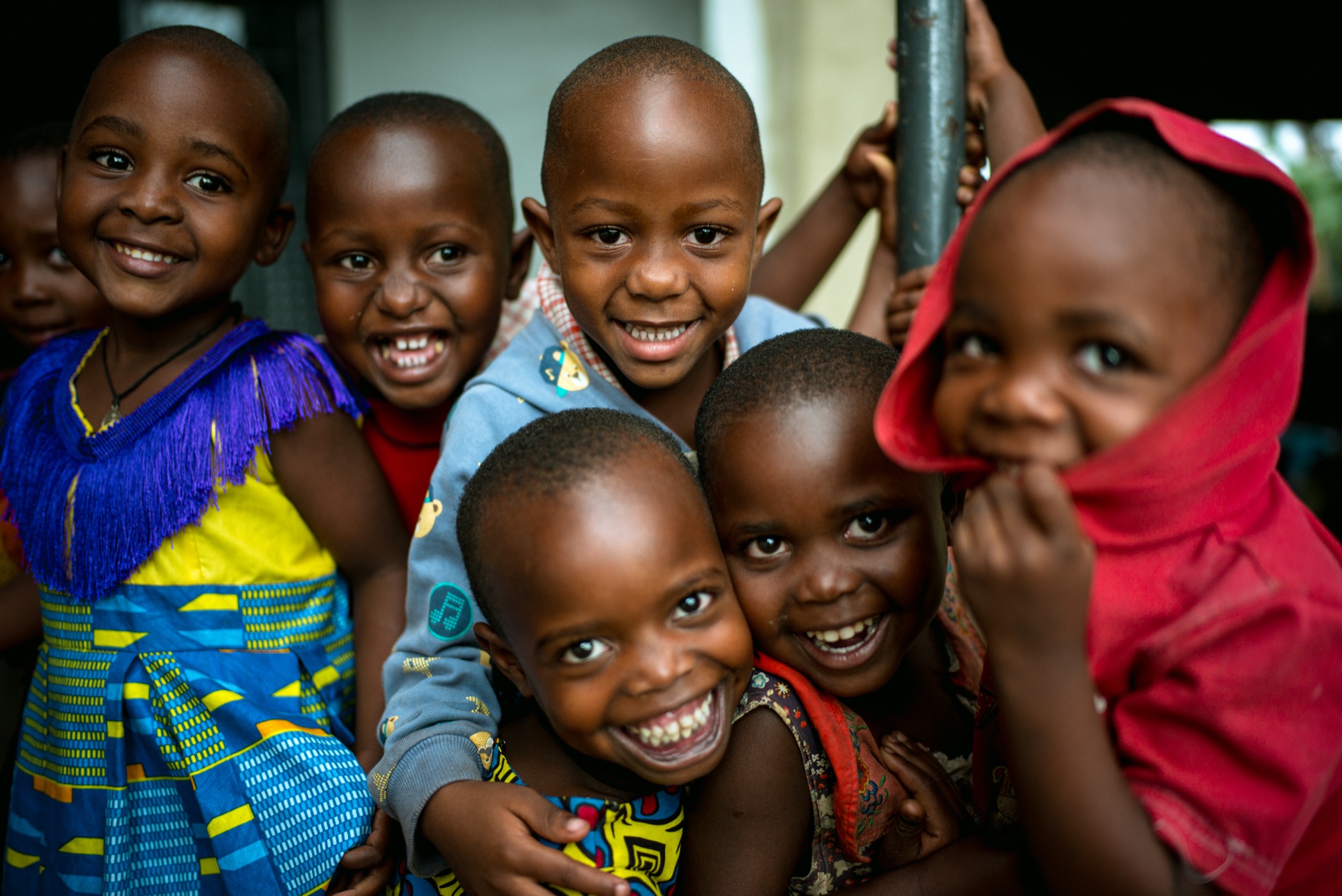 Giving side, Uganda: The welcome committee