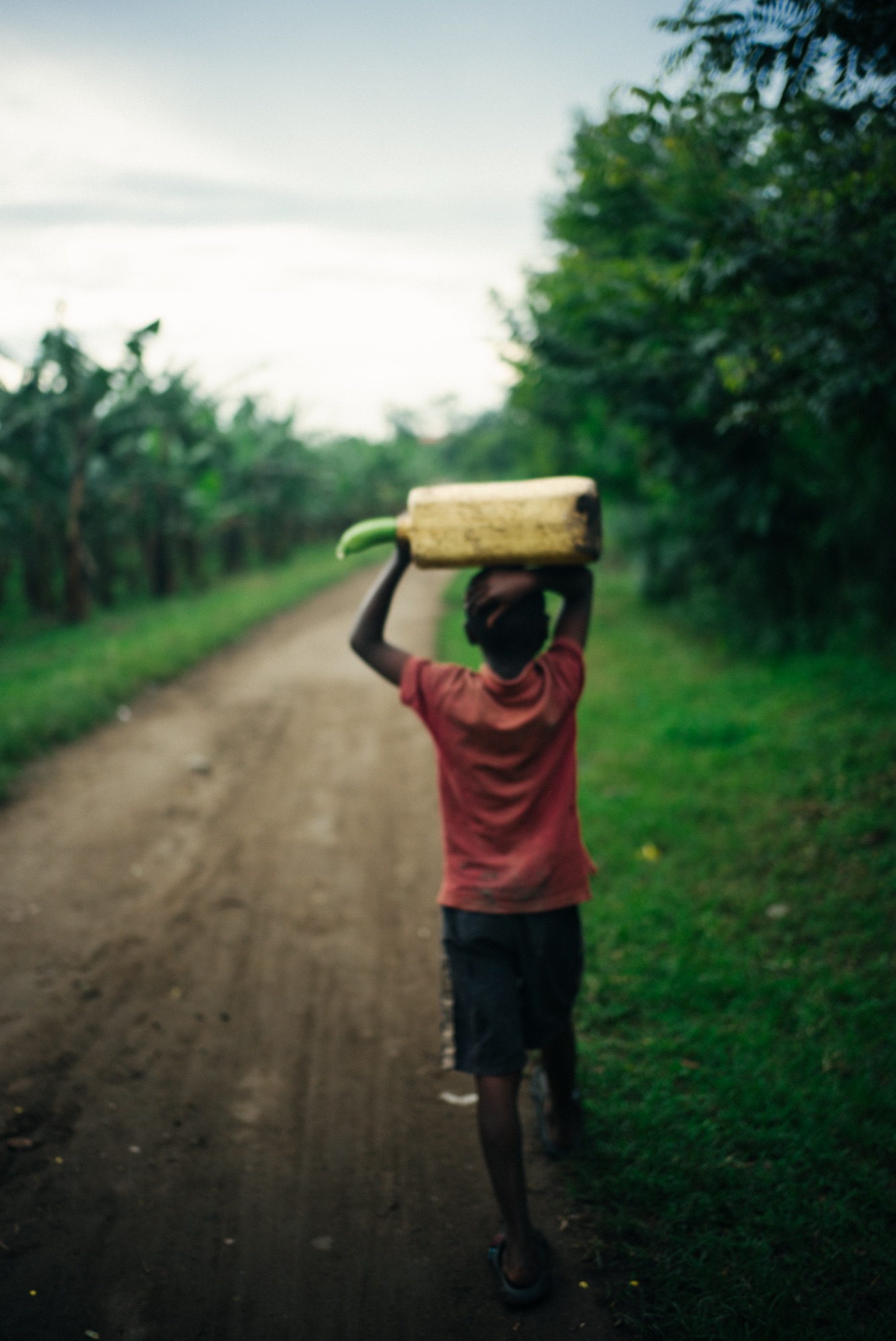 Giving side, Uganda: The walk home