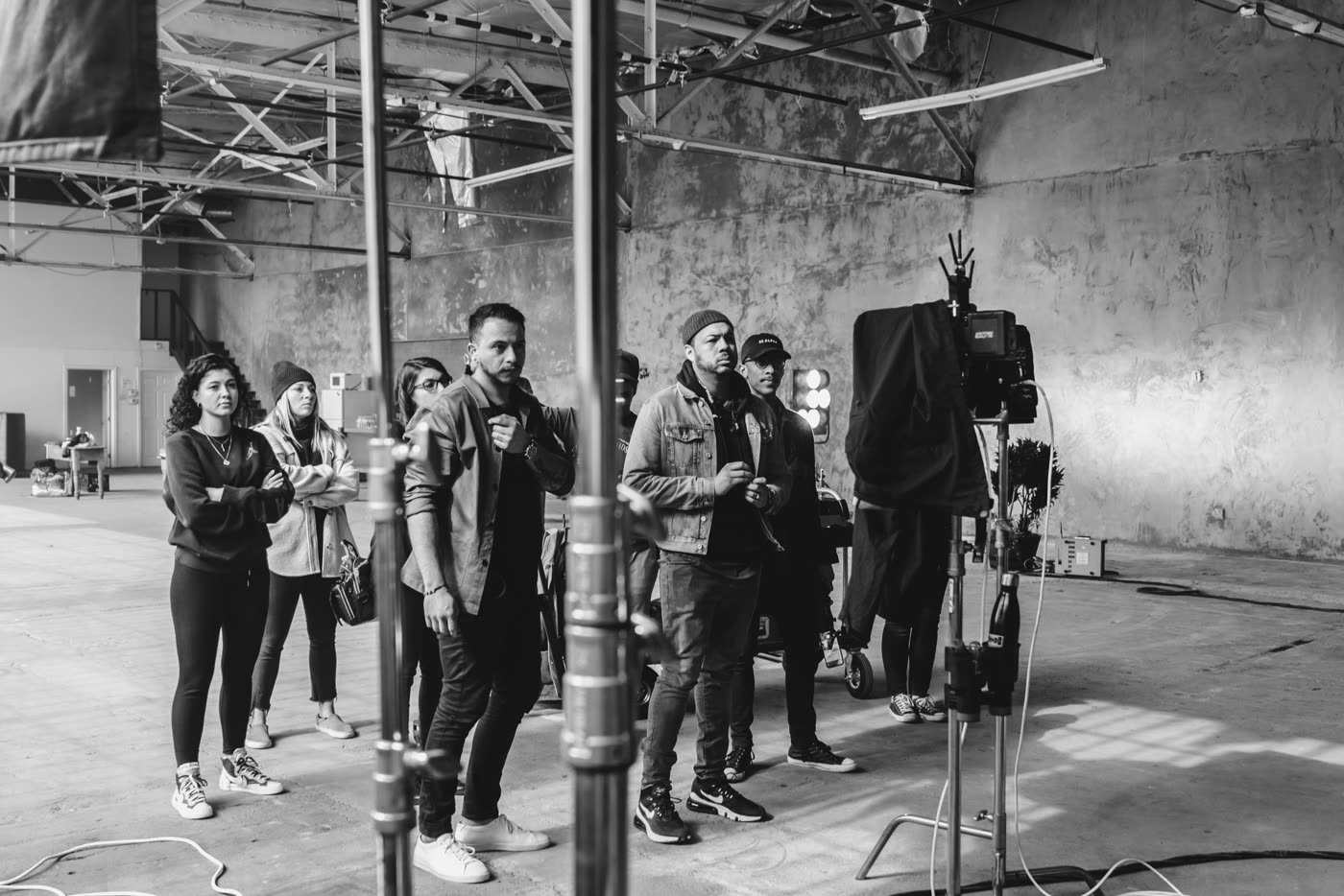Crew on the warehouse floor