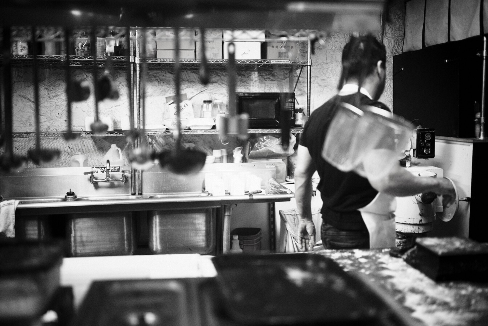 Waffle Me Up brand shoot: The line · between orders
