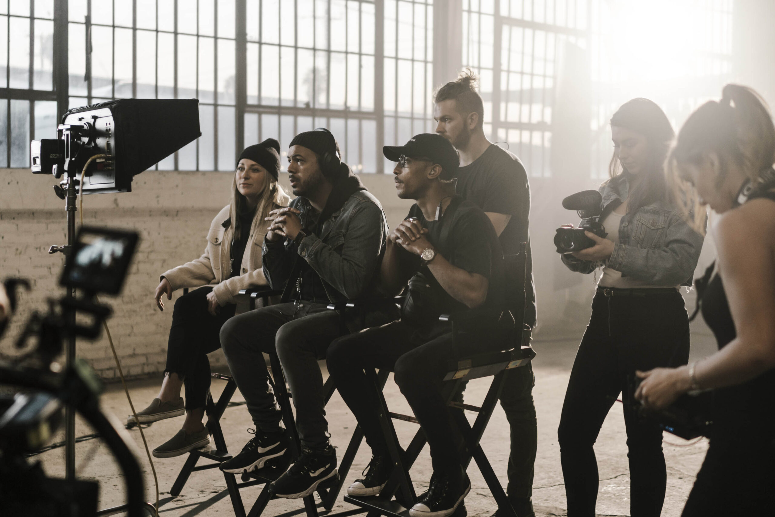 On set: Sony select