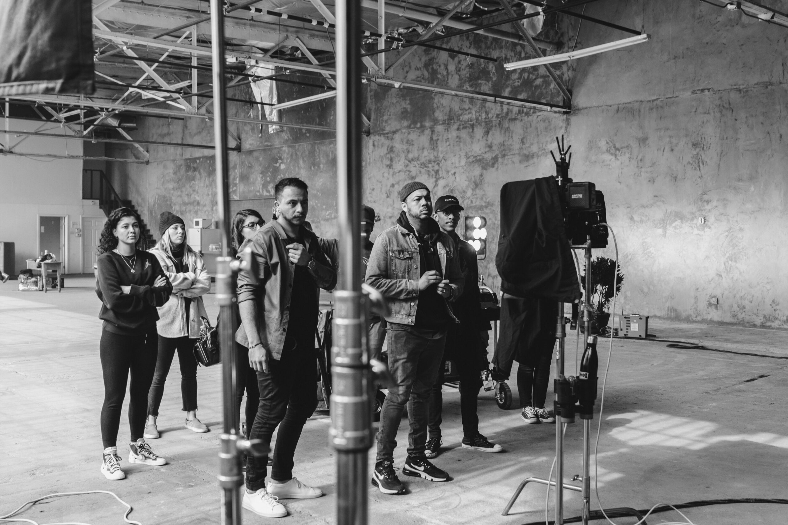 On set: Sony Flow State shoot