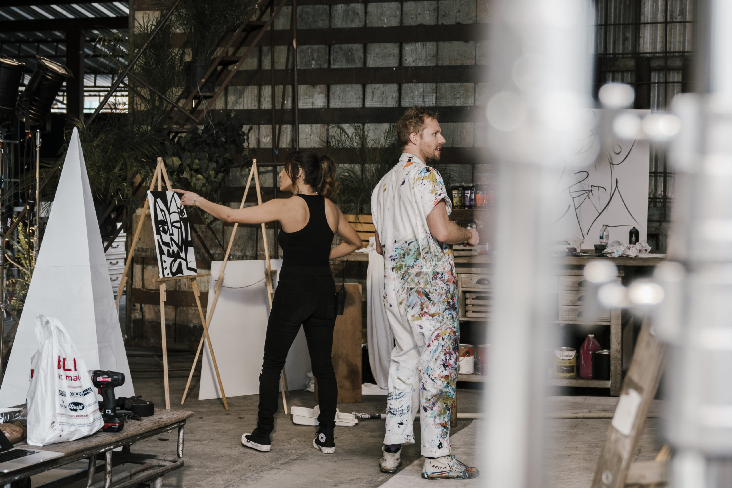 On set: Sony Flow State shoot